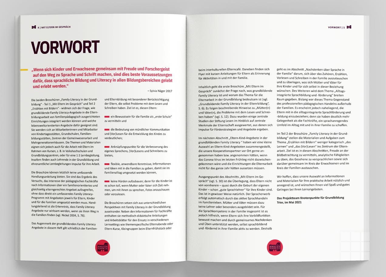 NEUMANN-DESIGN-Broschuere-Miit-Eltern-im-Gespraech-Vorwort-Stadt-Trier-neues-Corporate-Design