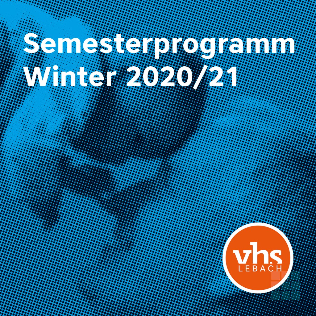 Titelseite Programmheft VHS Lebach Winter 2020/21